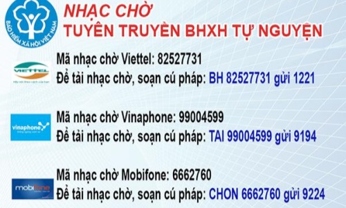 BHXH tỉnh Quảng Nam: Tuyên truyền BHXH tự nguyện thông qua hình thức nhạc chờ trên điện thoại di động